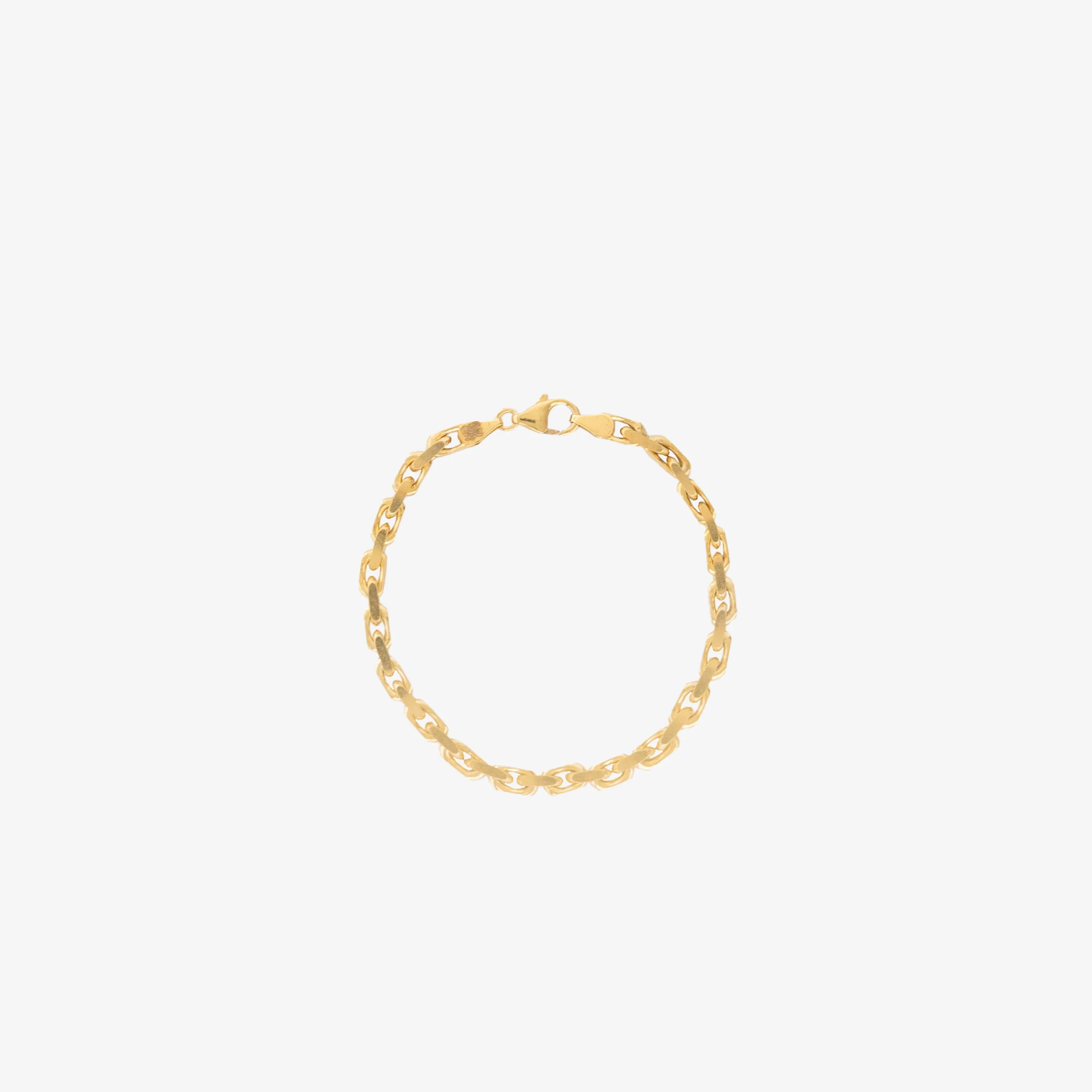 14Kt Gold Cable Link Bracelet
