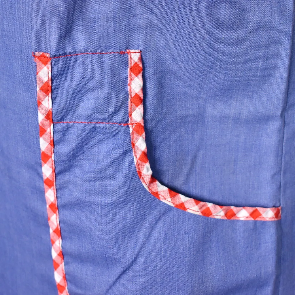 1960s Vintage Chambray House Coat