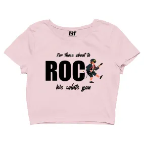 AC/DC Crop Top - For Those About To Rock