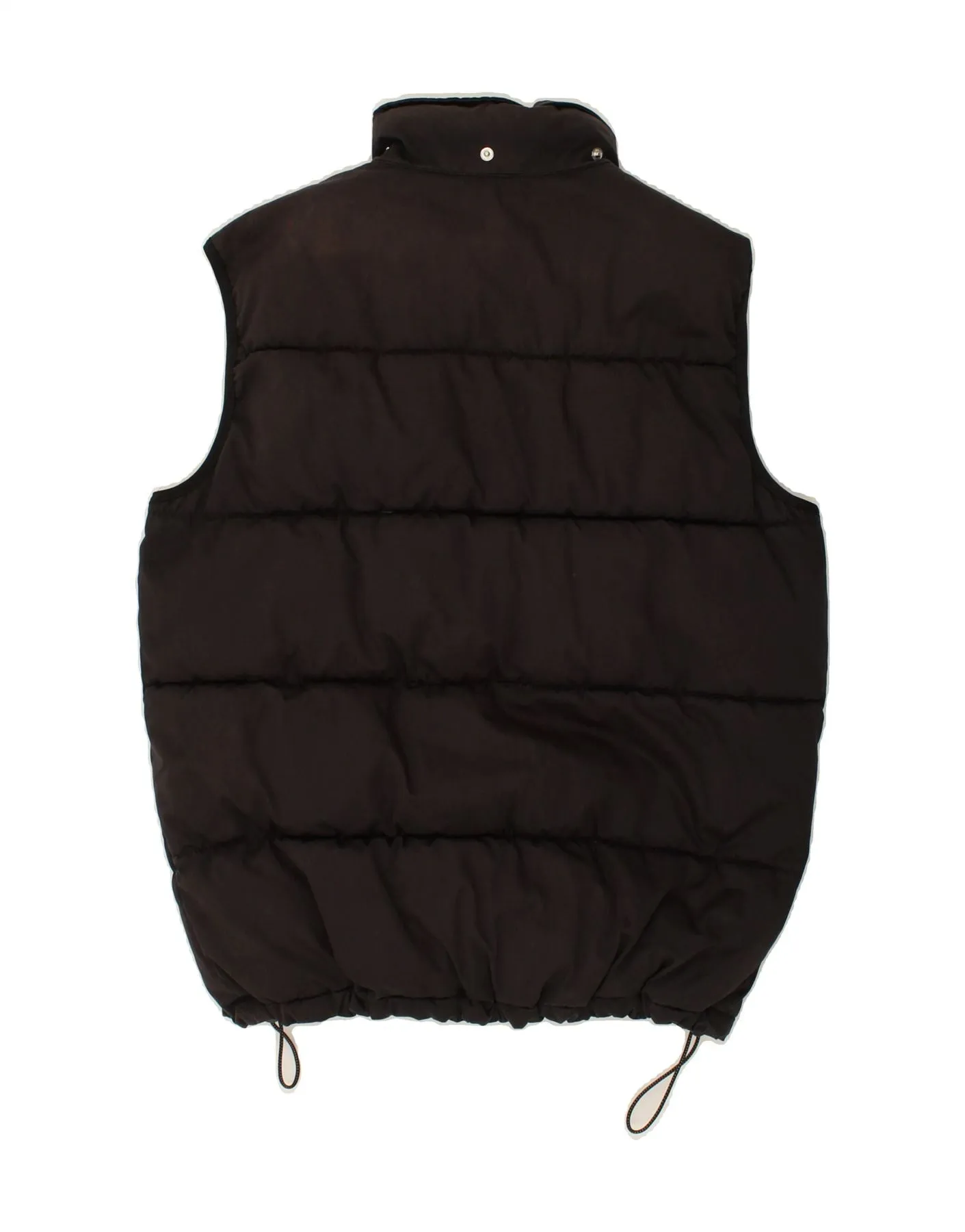 ADIDAS Mens Padded Gilet UK 38 Medium Black Cotton