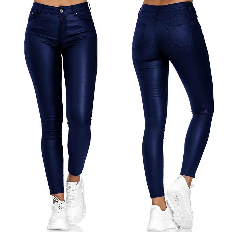 Alexei - Leather Stretch Pants