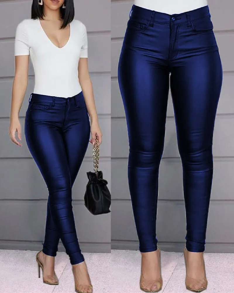 Alexei - Leather Stretch Pants