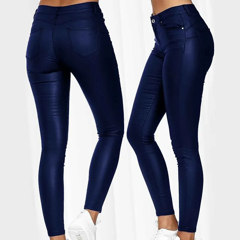 Alexei - Leather Stretch Pants