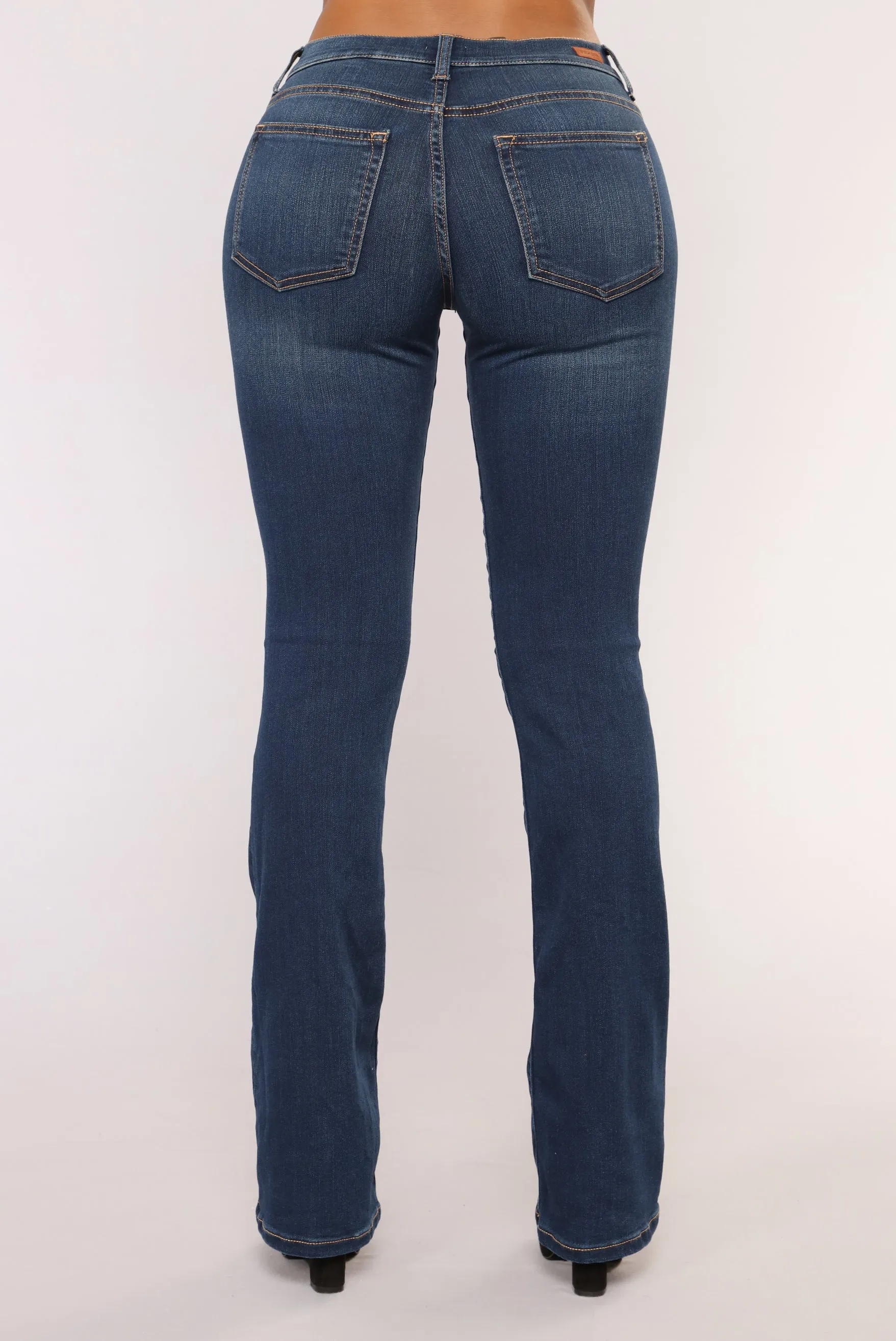 All The Flares Jeans - Dark Denim