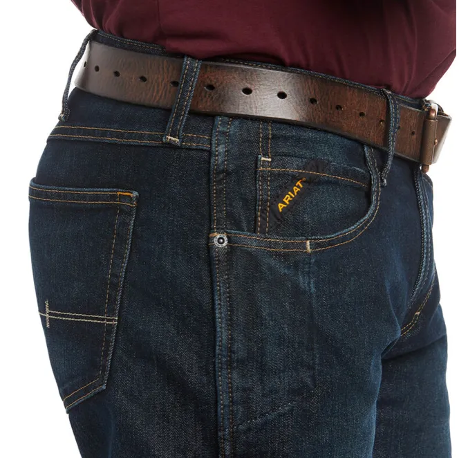 ARIAT MEN'S REBAR M5 SLIM DURA STRETCH EDGE STACKABLE STRAIGHT LEG JEAN-10016223