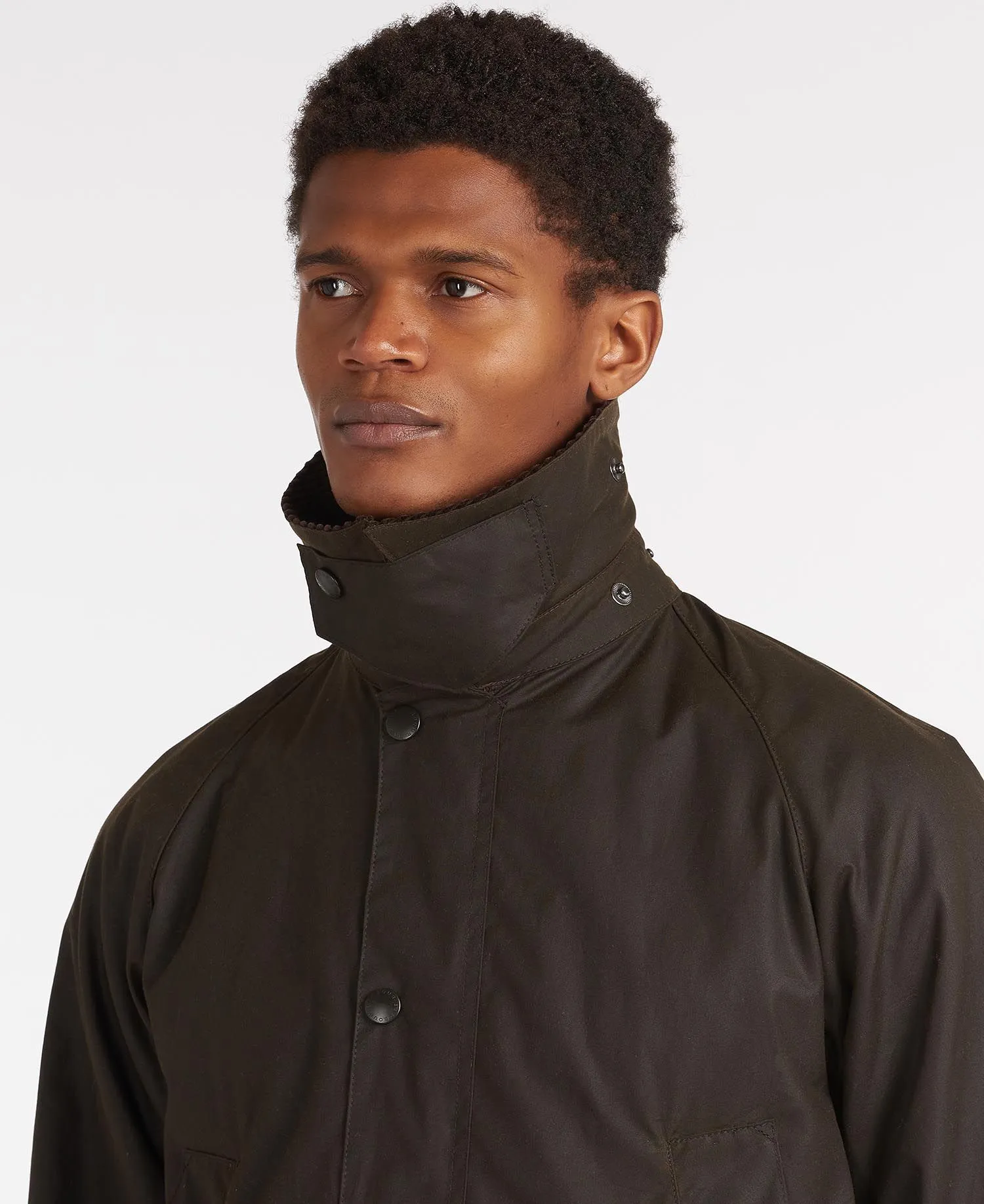 Barbour Bedale Wax Coat - Olive