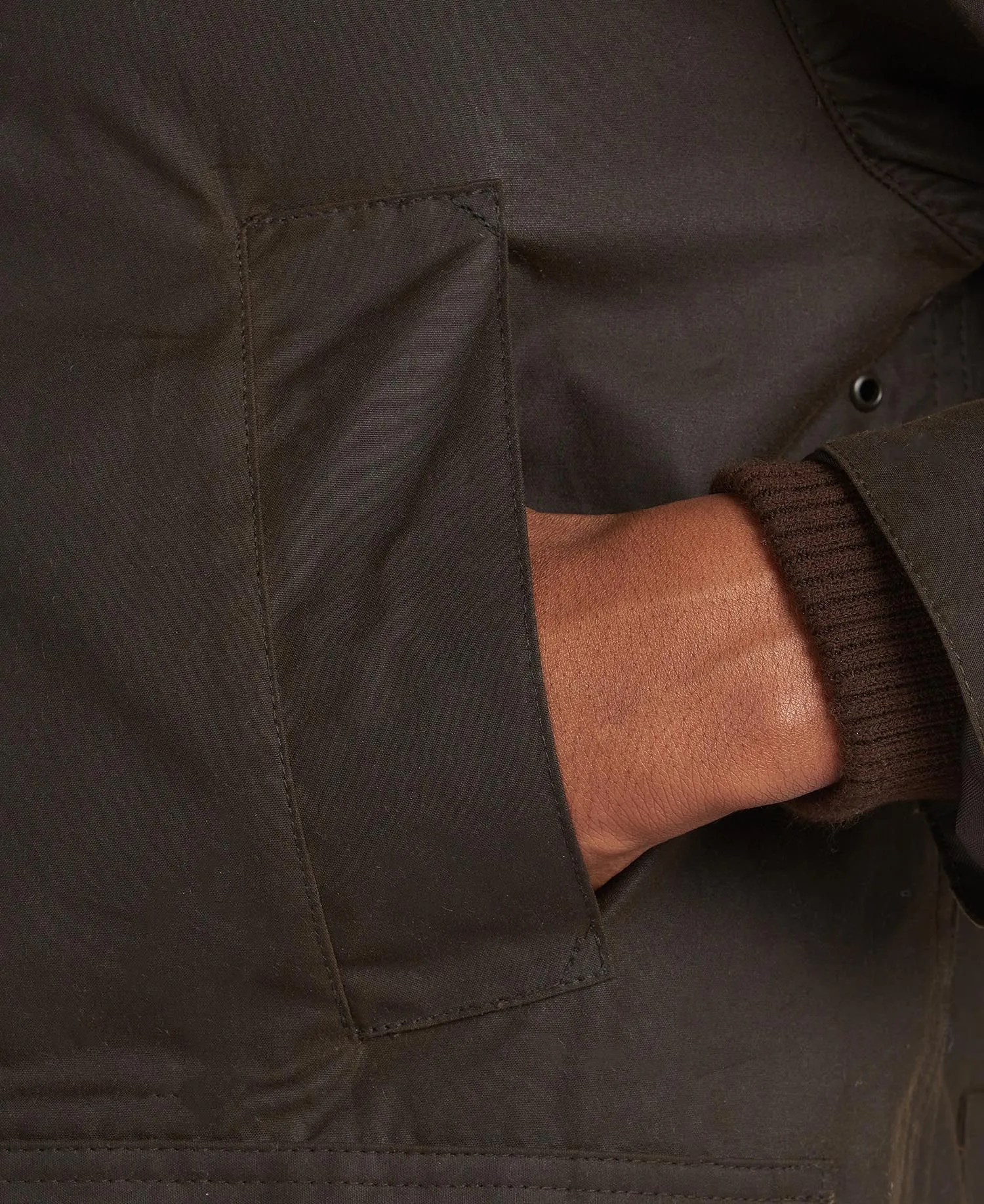 Barbour Bedale Wax Coat - Olive