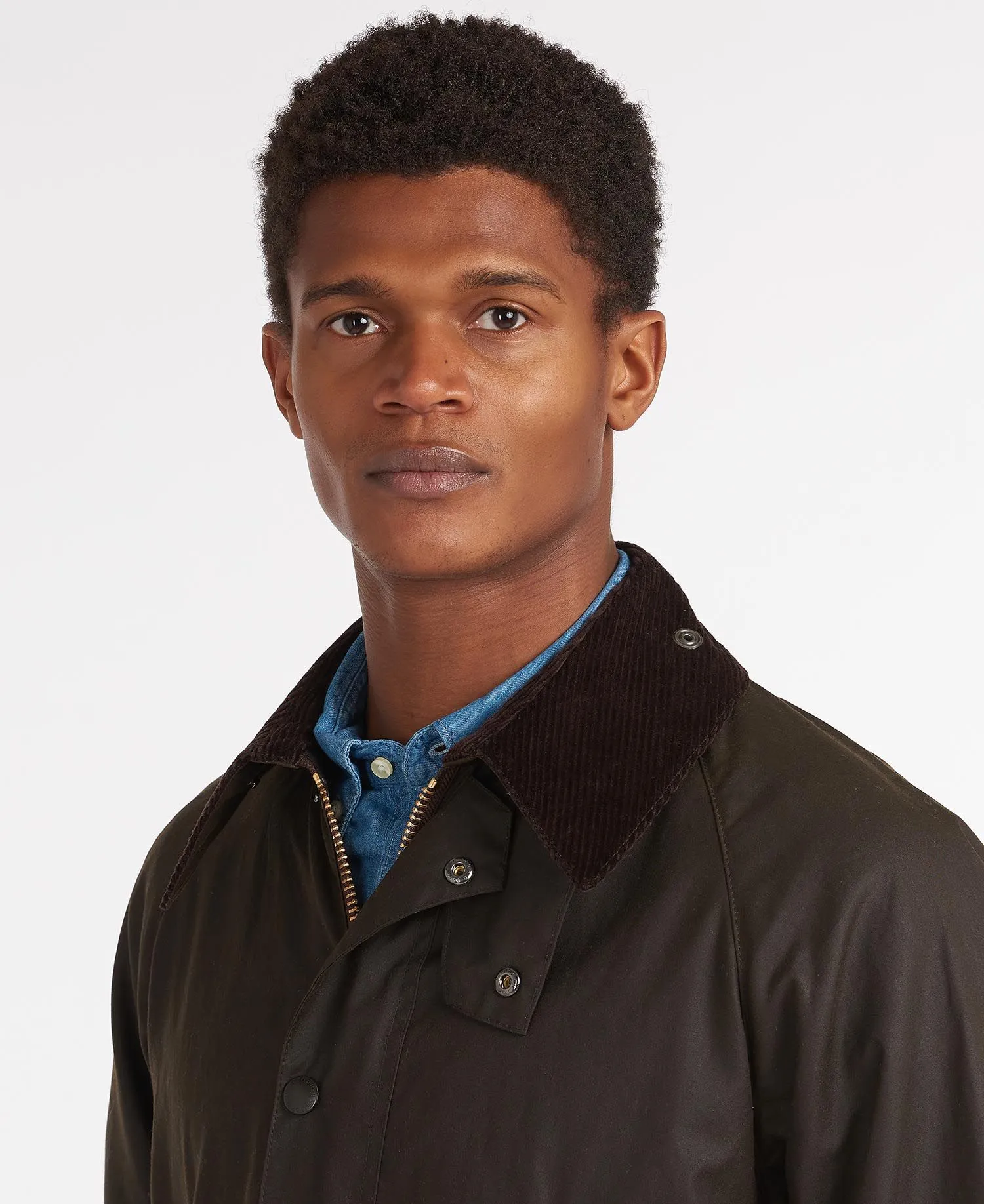 Barbour Bedale Wax Coat - Olive