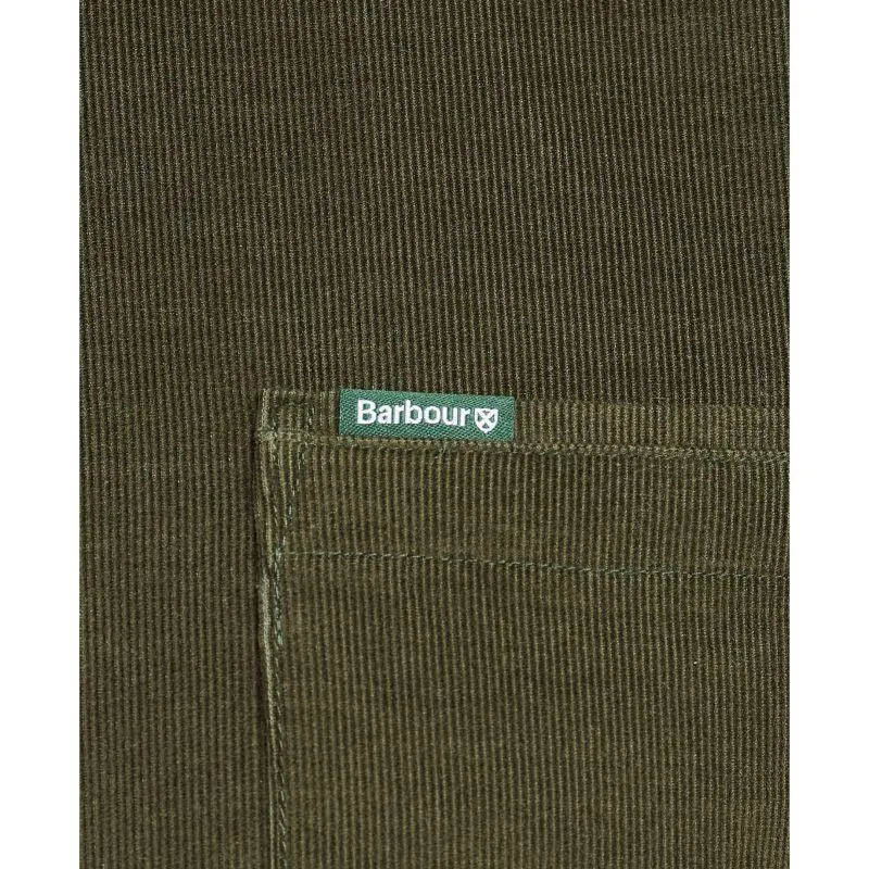 Barbour Ramsey Corduroy Mens Tailored Shirt - Forest