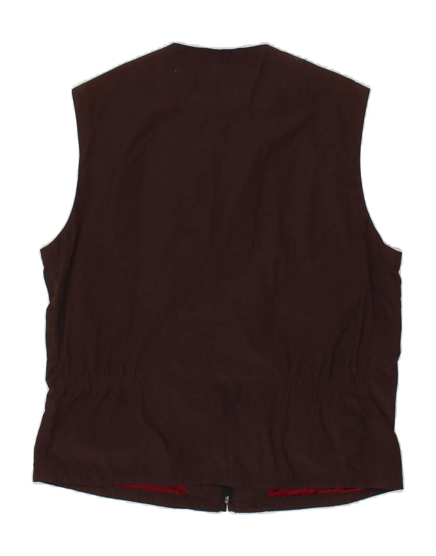 BELFE Mens Utility Gilet UK 40 Large Brown Cotton