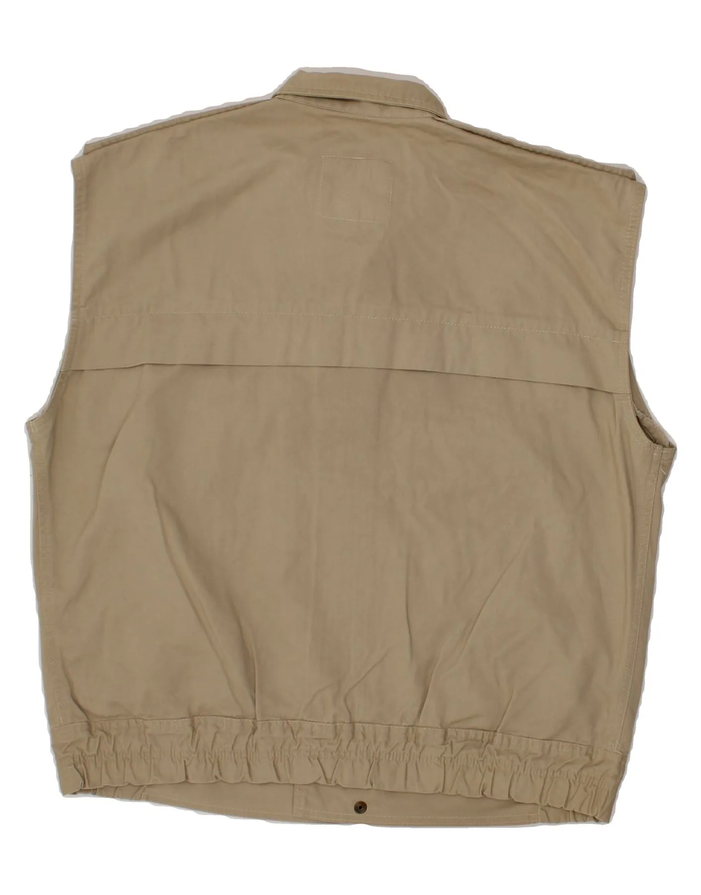 CARRERA Mens Utility Gilet UK 40 Large Beige Cotton