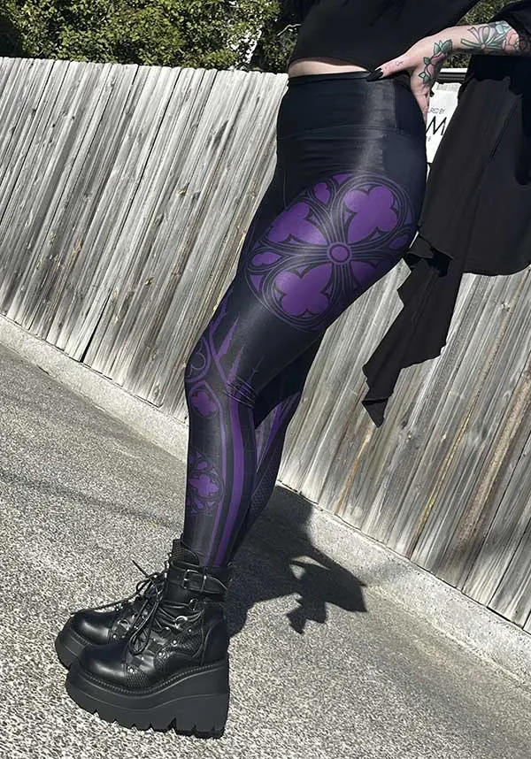 Cathedral [Purple] | LEGGINGS