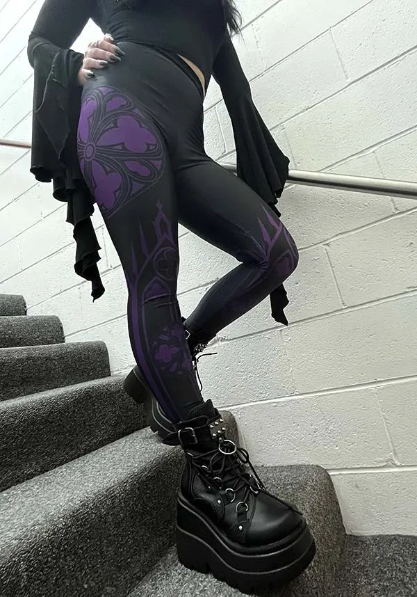 Cathedral [Purple] | LEGGINGS