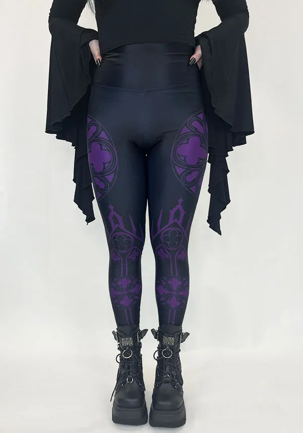 Cathedral [Purple] | LEGGINGS