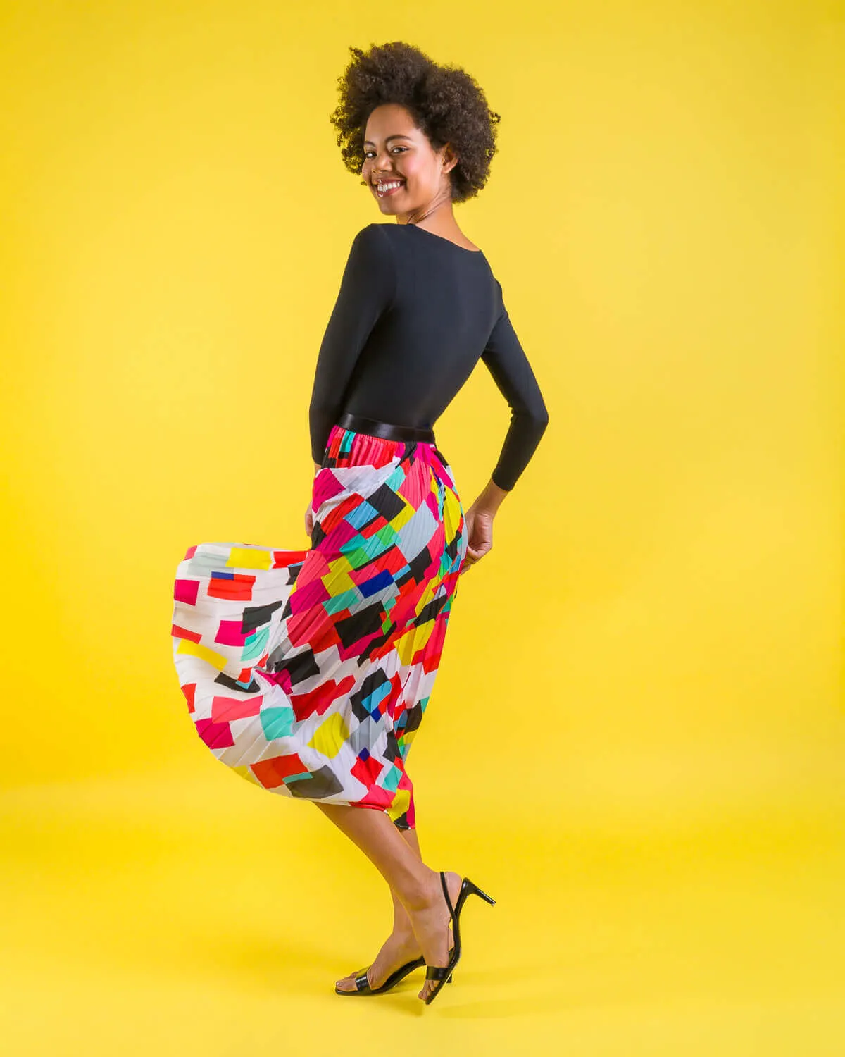 Confetti Sunburst Monroe Skirt