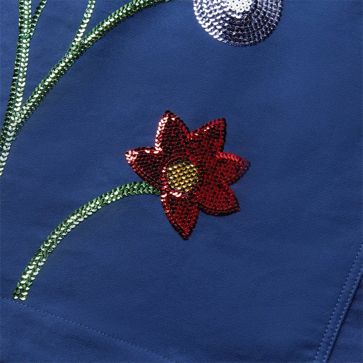 EMBROIDERED WORKWEAR DENIM CHORE COAT