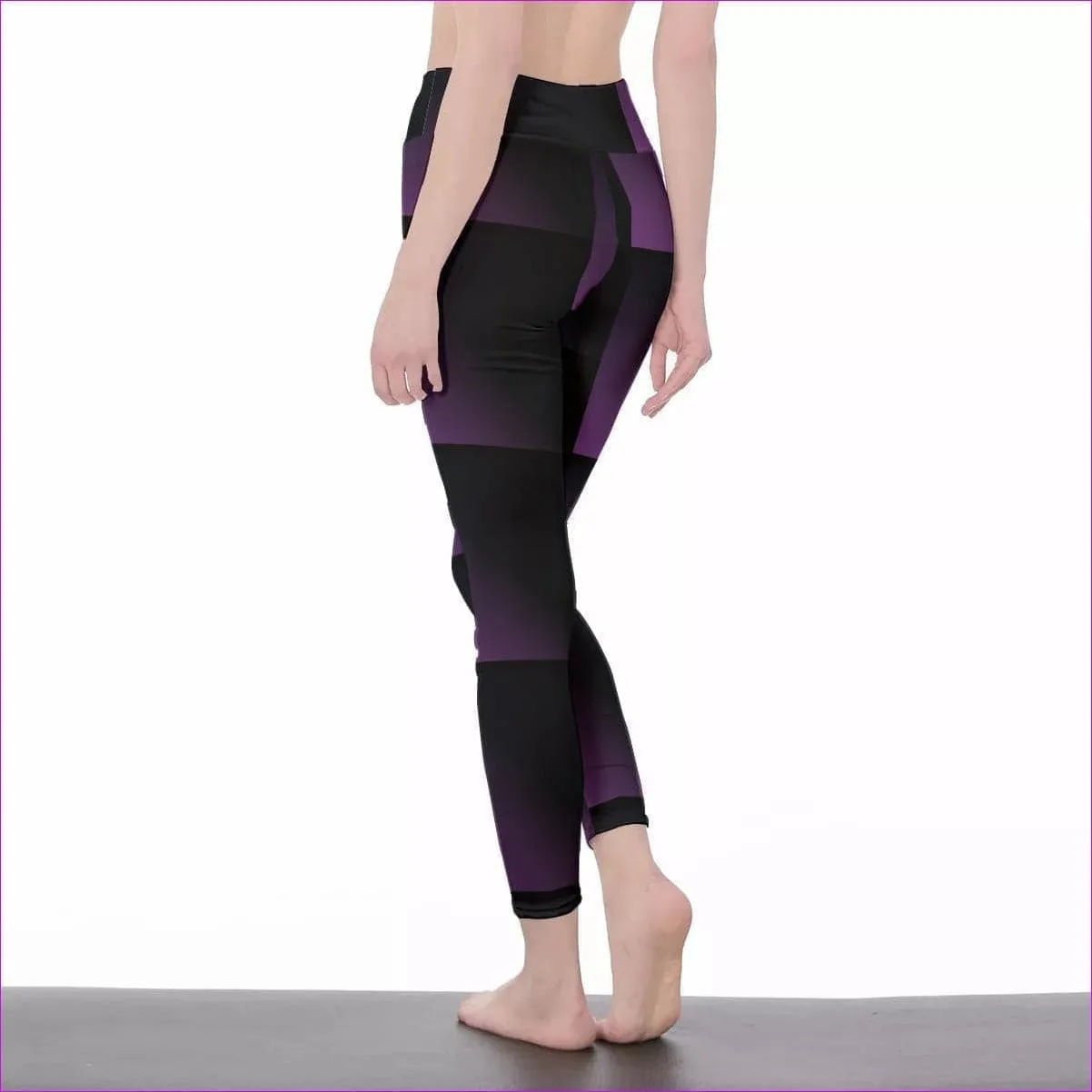 Fade Womens High Waist Leggings | Side Stitch Closure