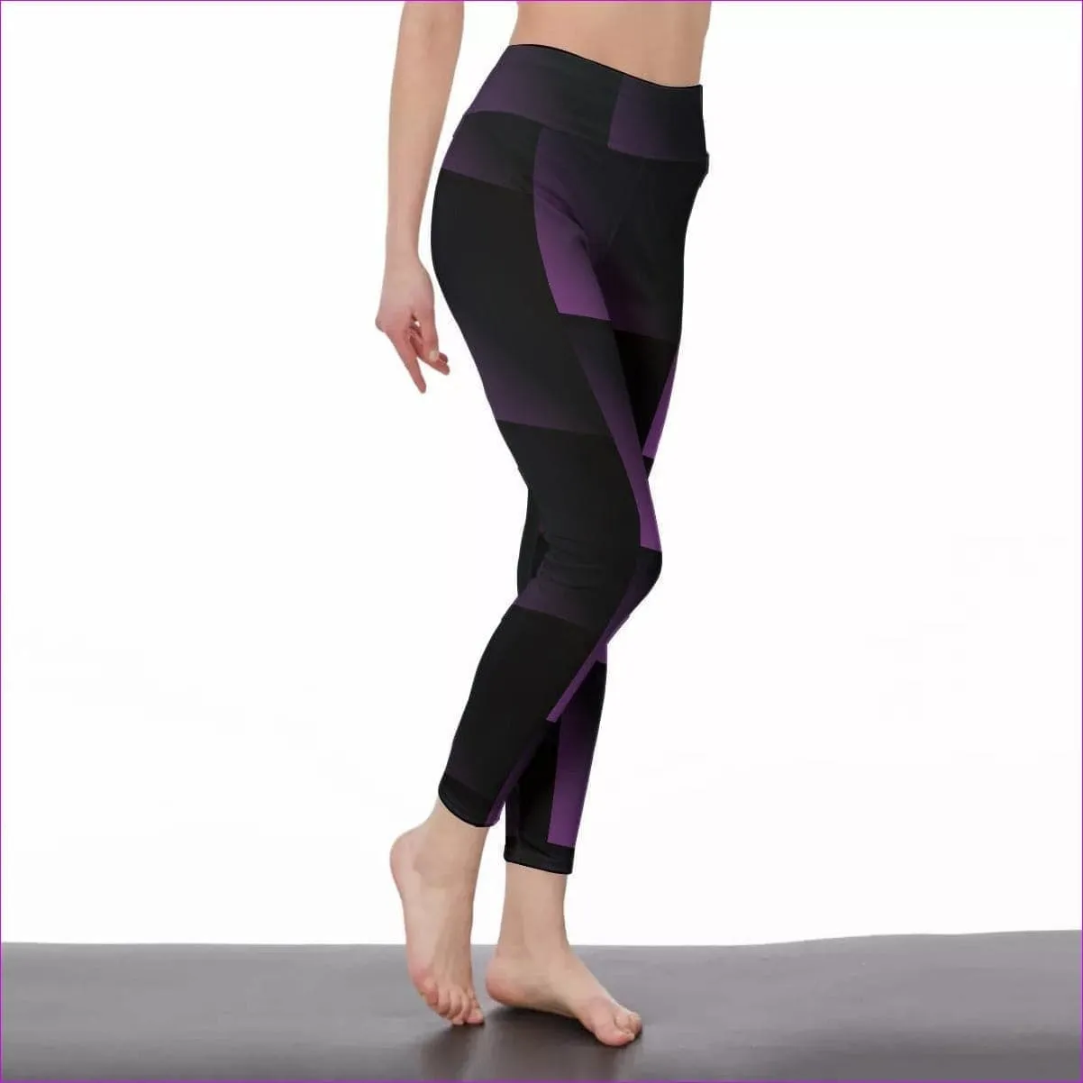 Fade Womens High Waist Leggings | Side Stitch Closure
