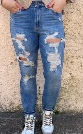 High Rise Boyfriend Denim