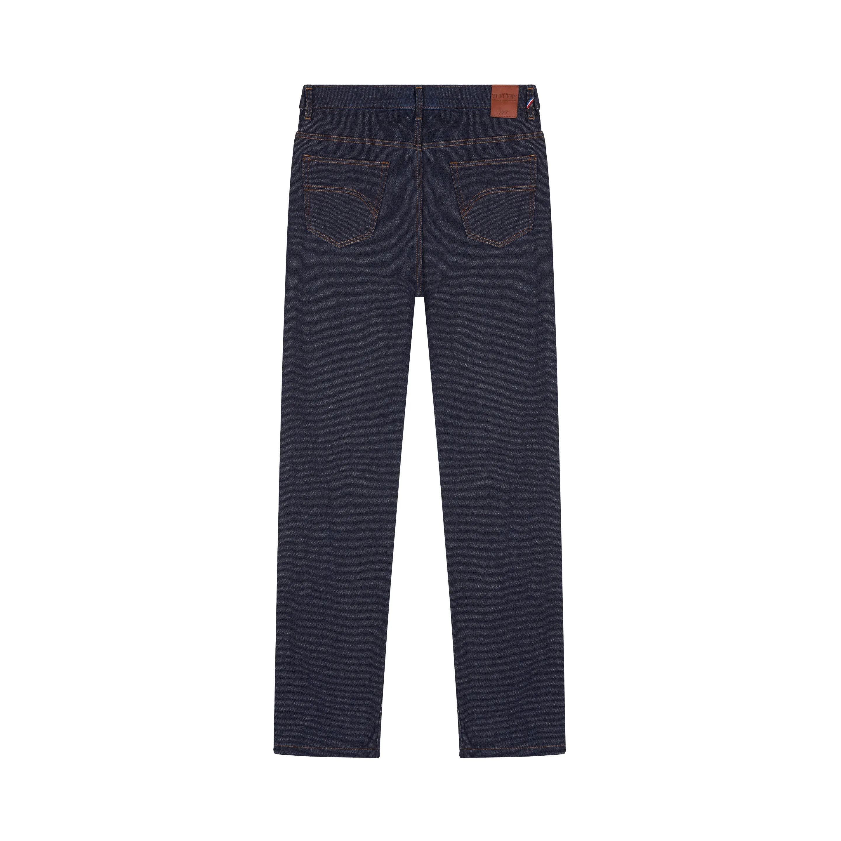 Jean homme droit taille haute Brut - Célestin