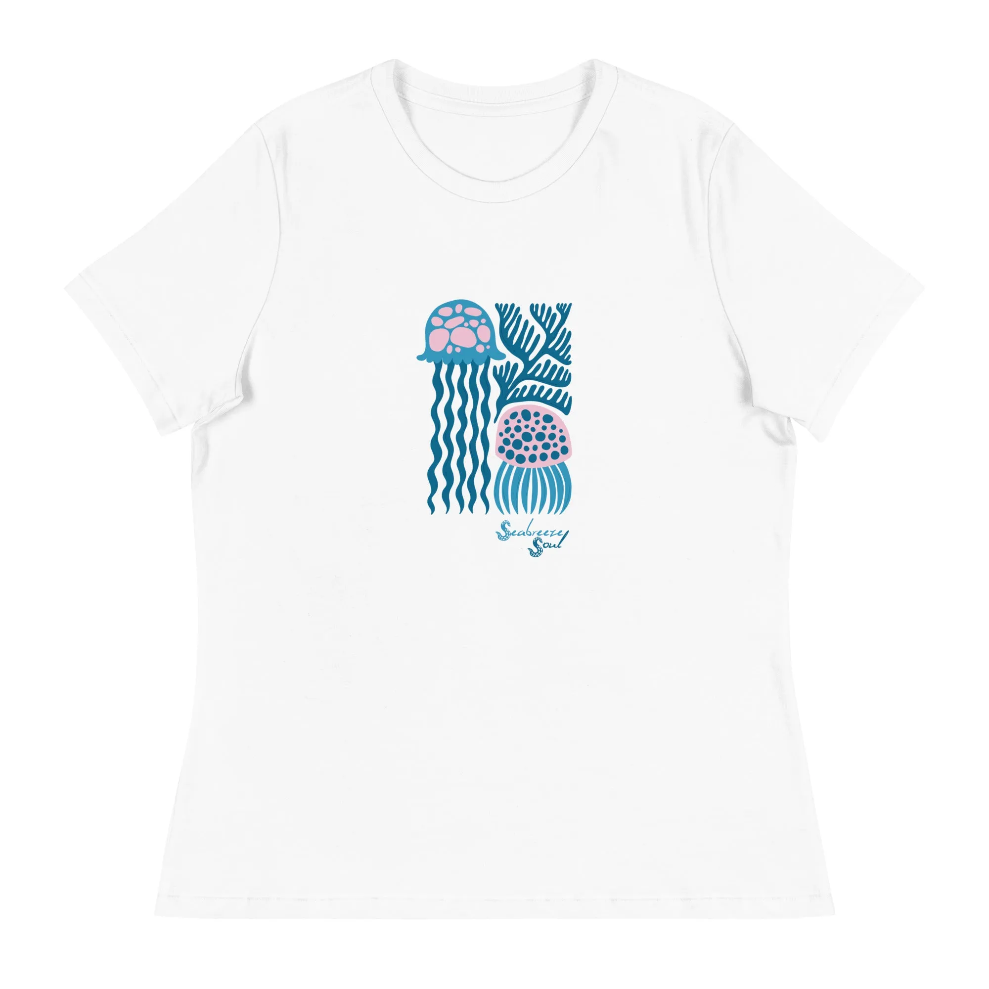 Jiggly Jellies Women's Relaxed Tee ~ Seabreeze Soul