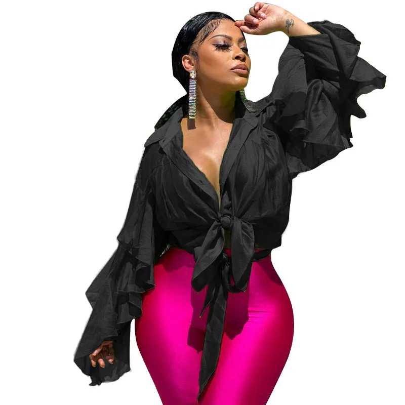 Long Sleeve Blouse Tops