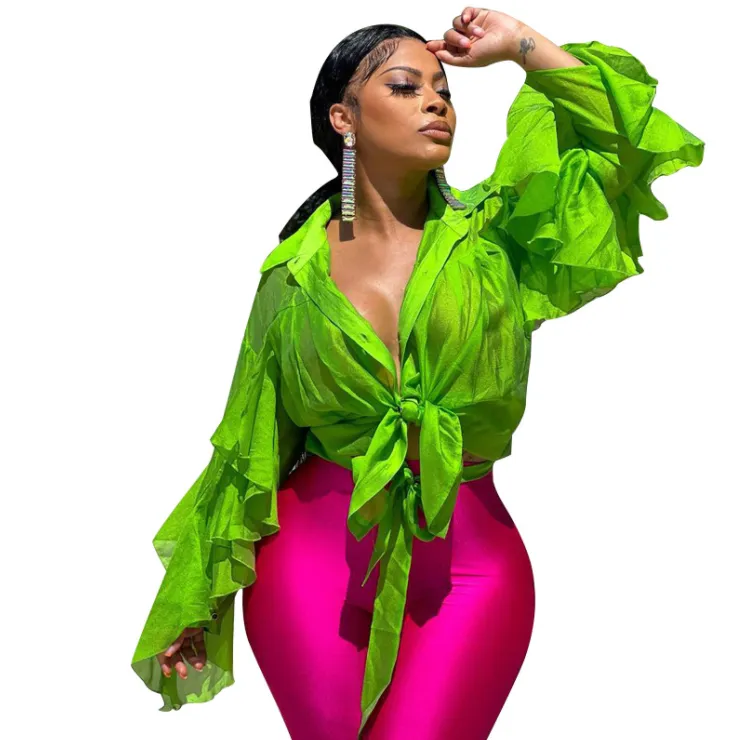 Long Sleeve Blouse Tops