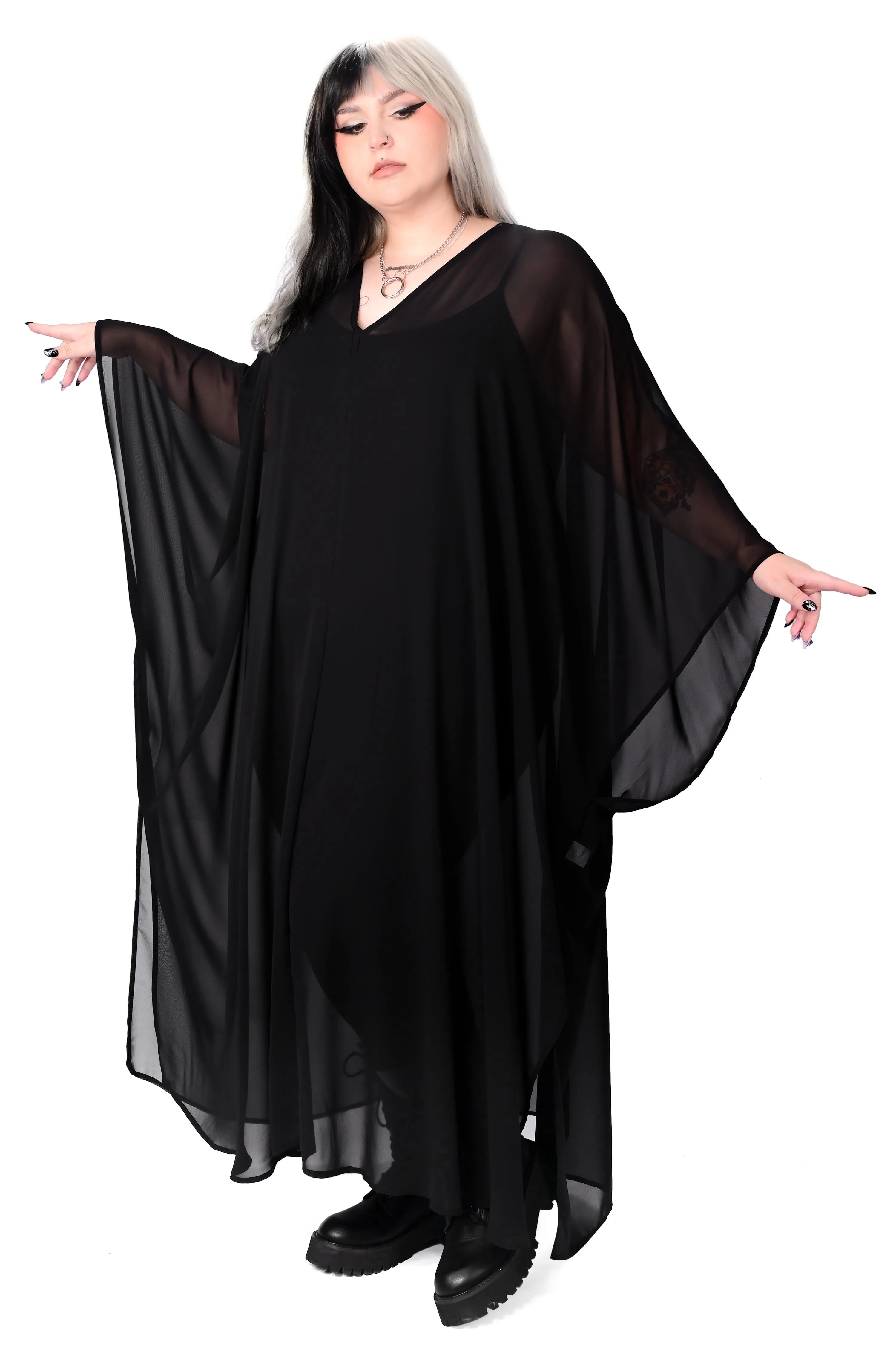 Petra Chiffon Flowing Kaftan