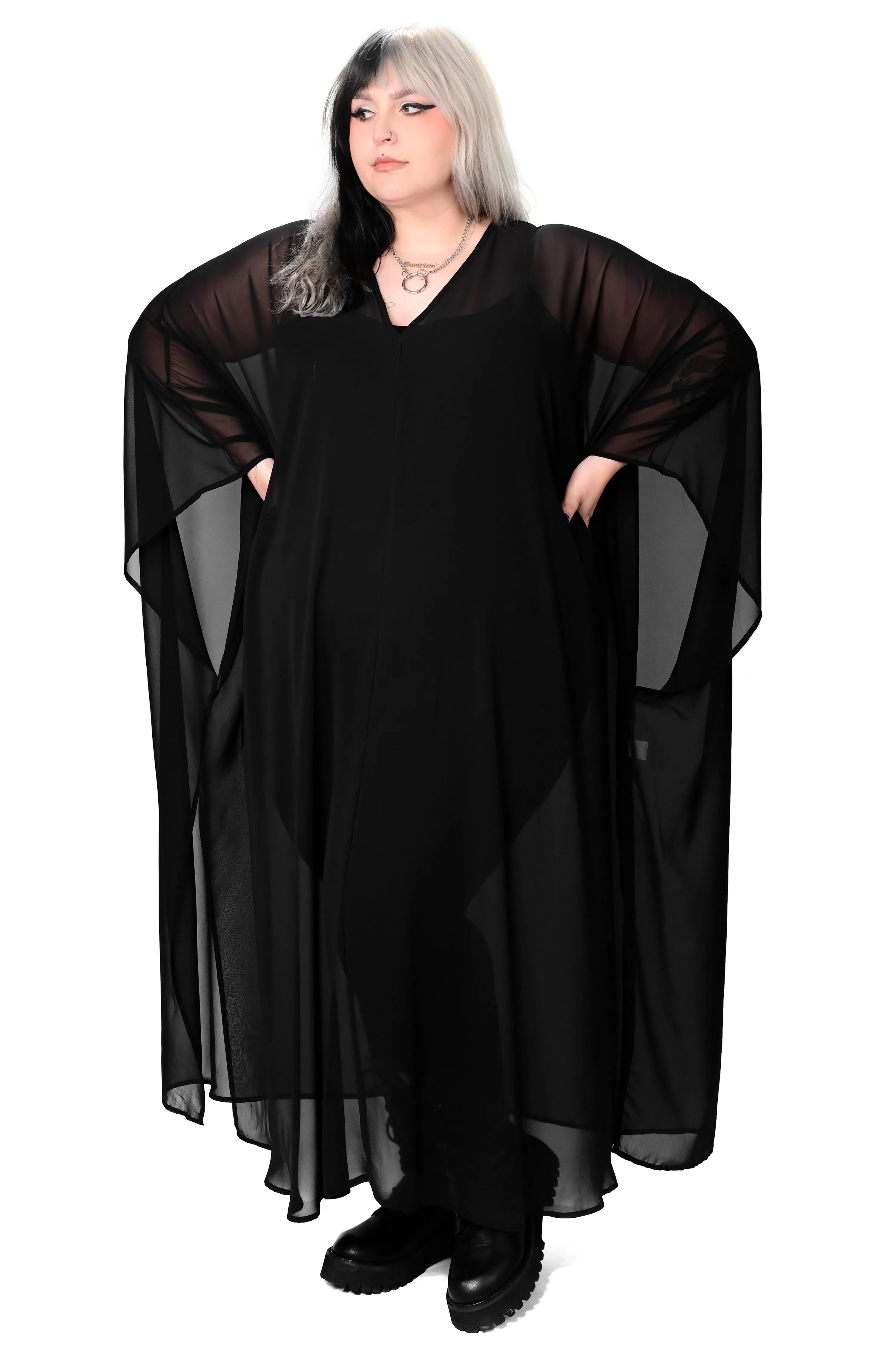 Petra Chiffon Flowing Kaftan