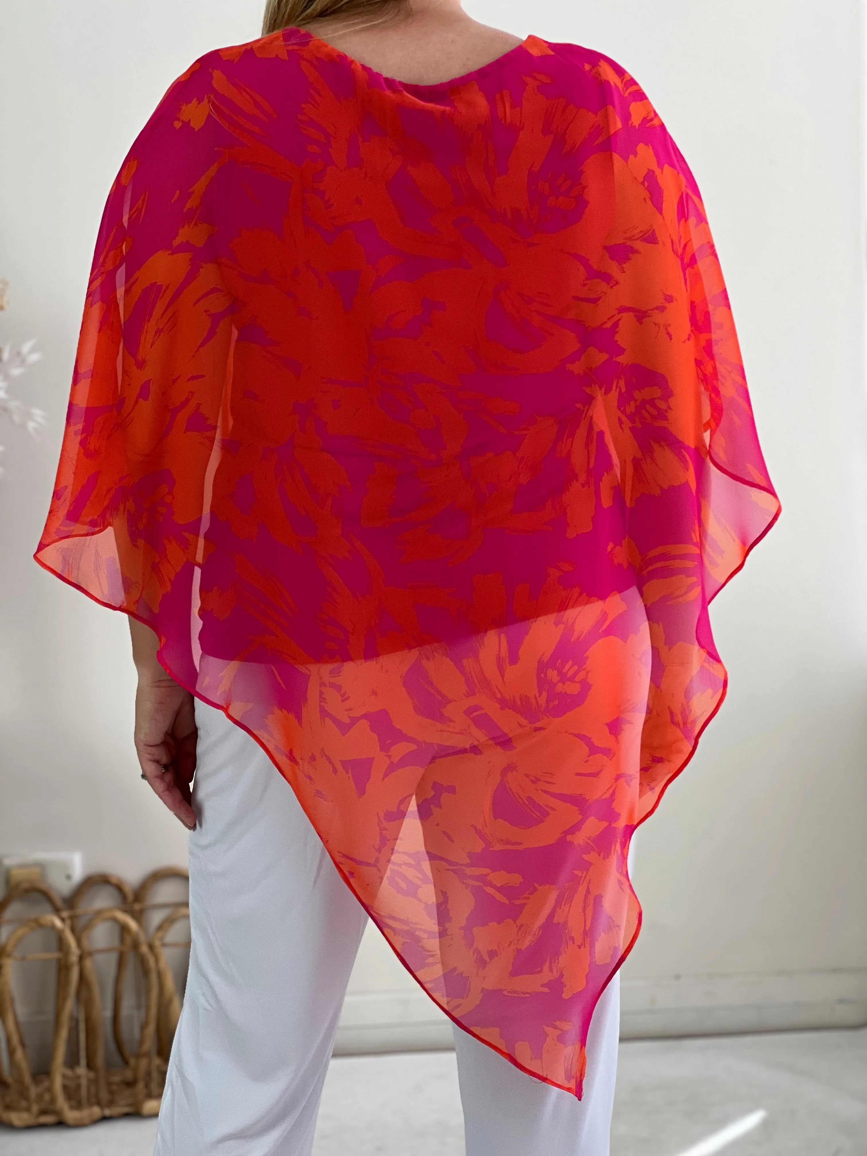 Quill Fuchsia Dream Evening Top