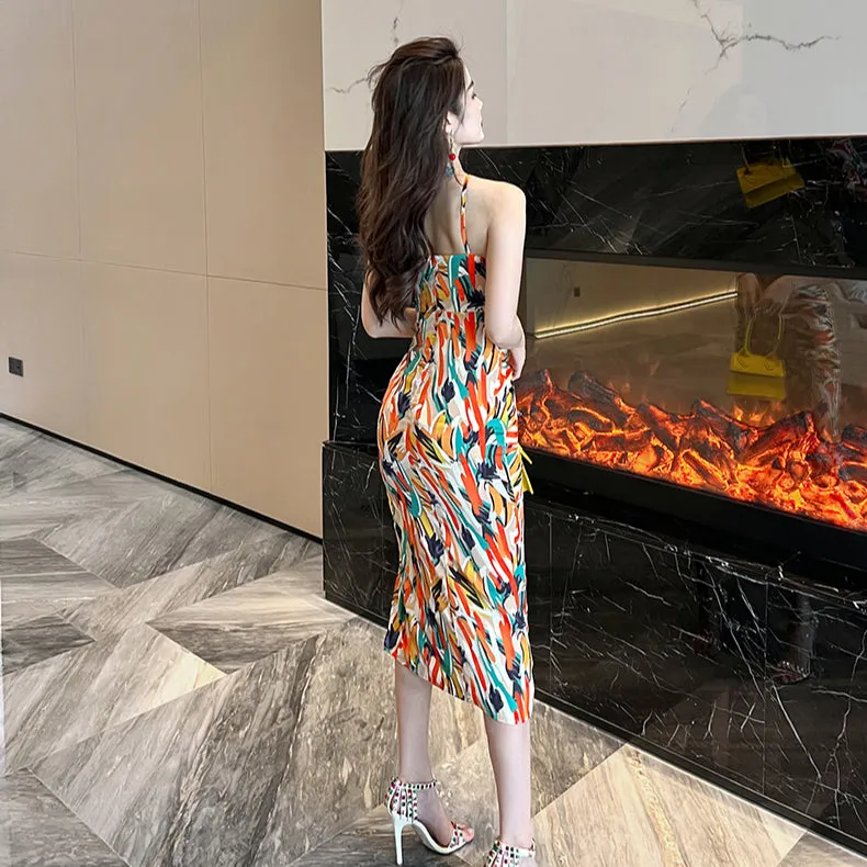 Satin Pleated Going Out Dress - Culture Heaven Special