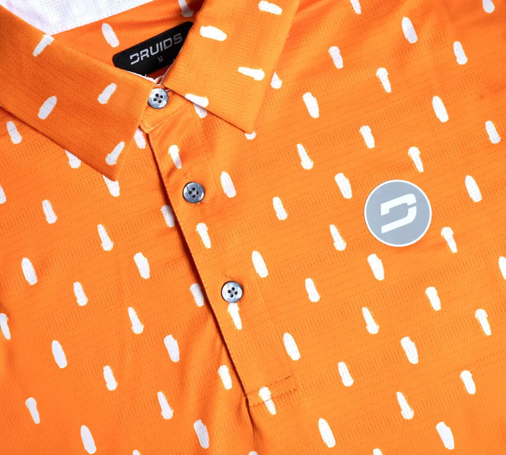SPLATTER POLO - ORANGE