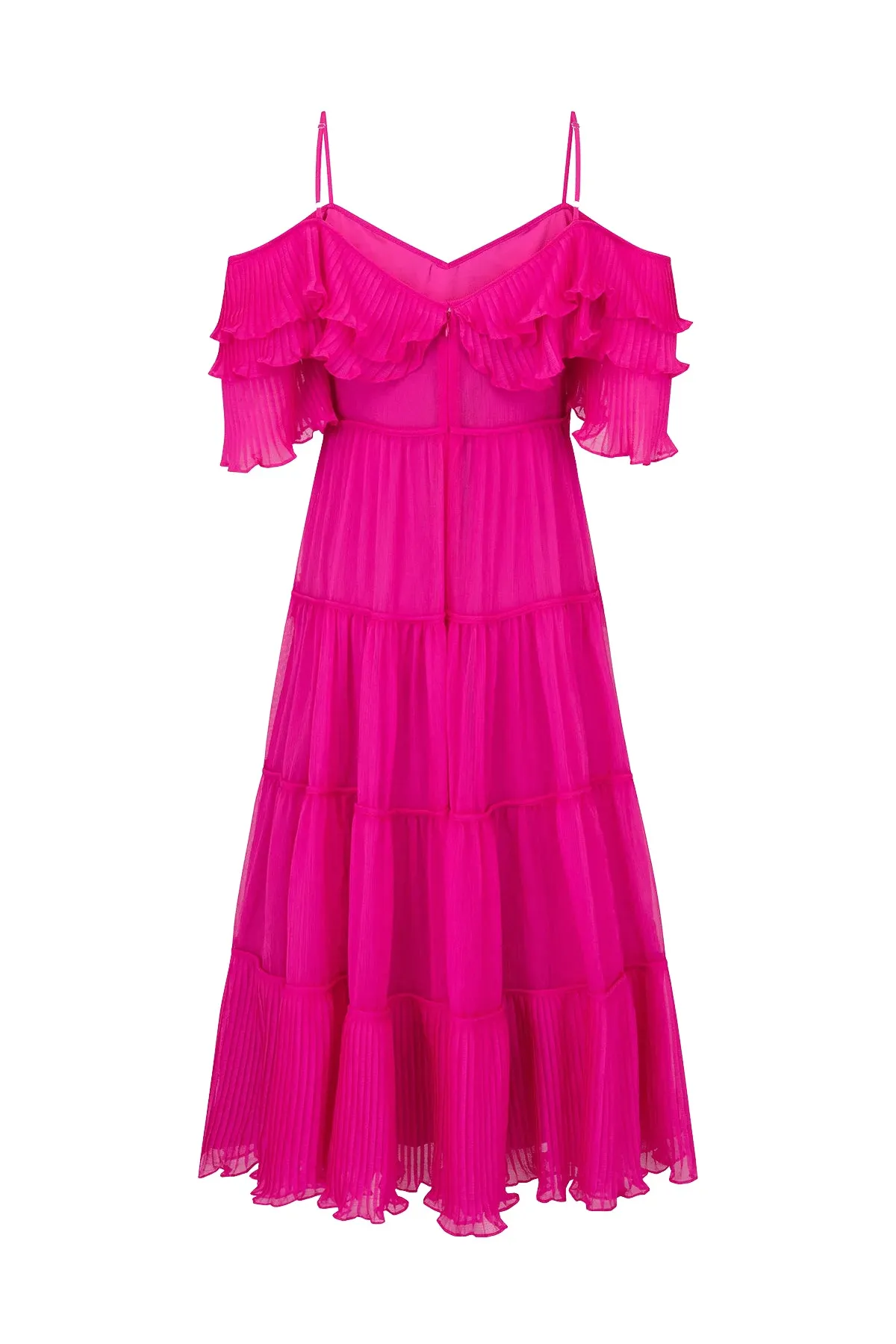 Talulah Cosmos Midi Dress - Rosella Pink
