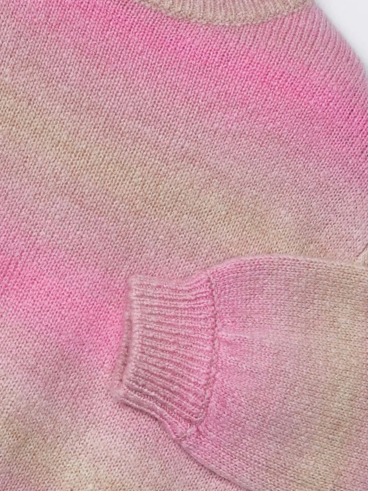 Tan and Pink Sweater