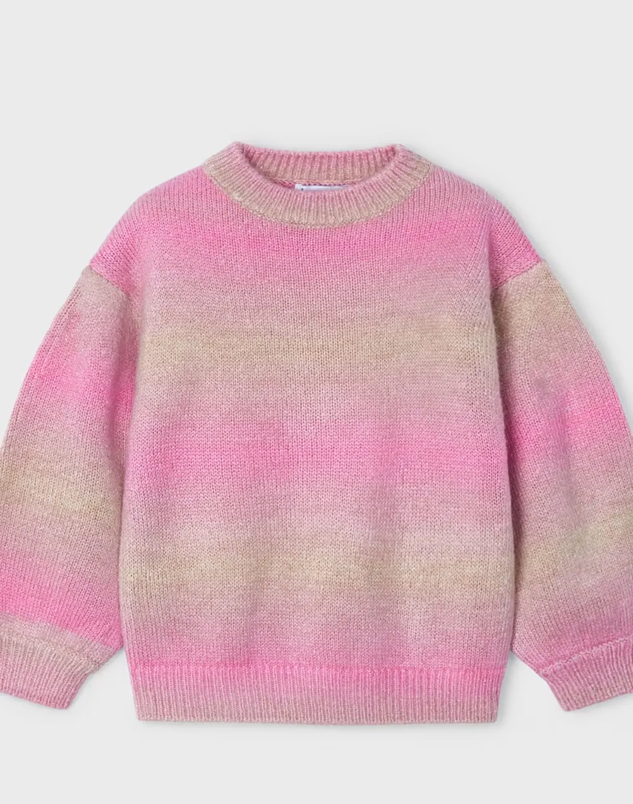 Tan and Pink Sweater
