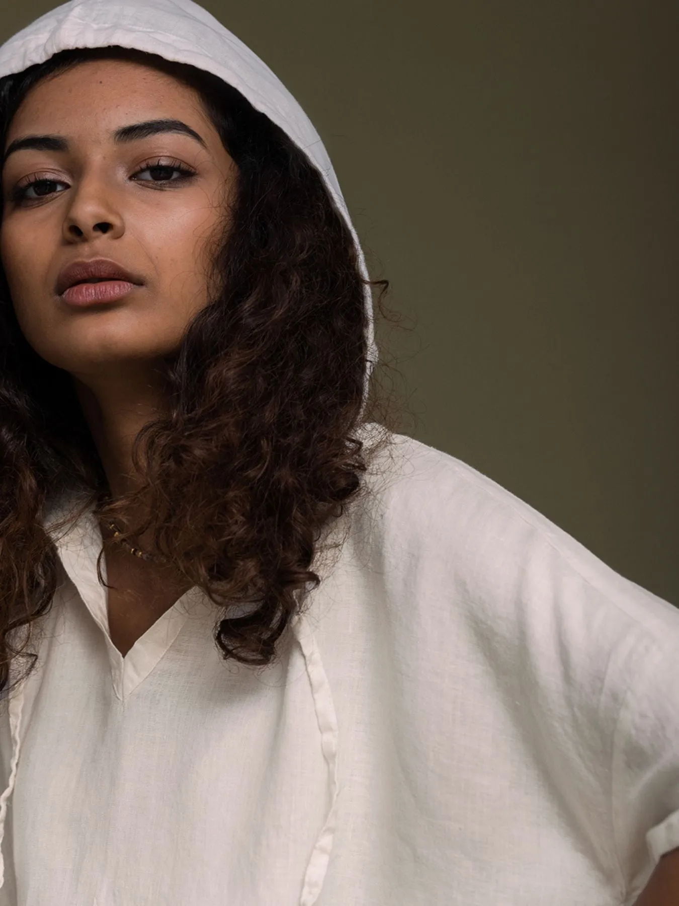 The Hemp Hoodie, Shell Off White
