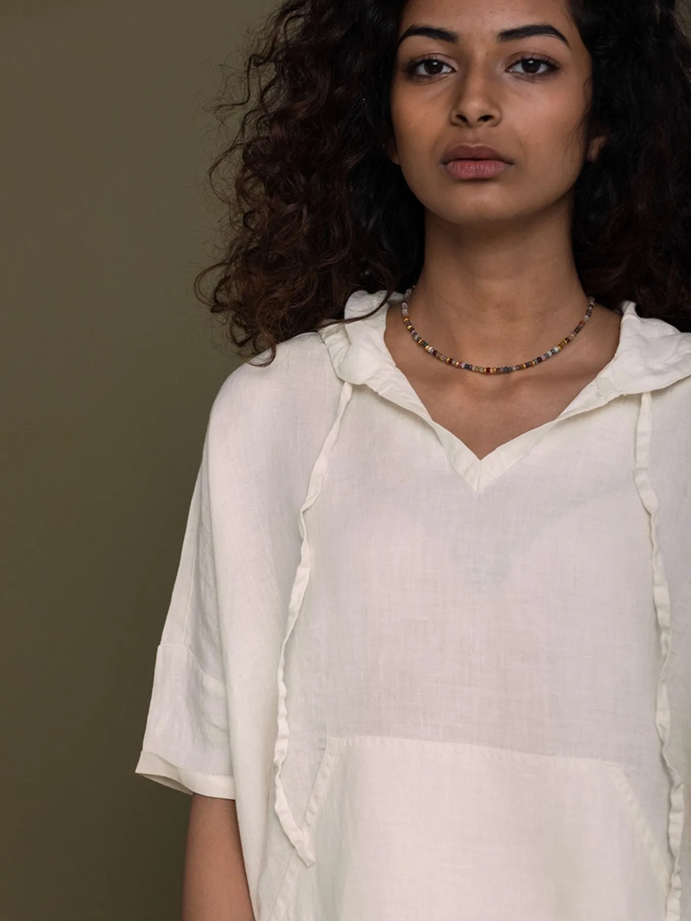 The Hemp Hoodie, Shell Off White
