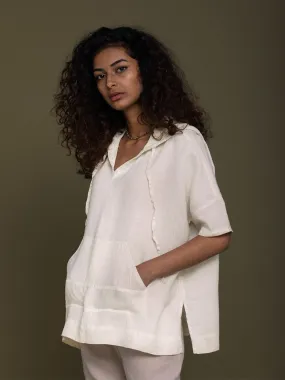 The Hemp Hoodie, Shell Off White