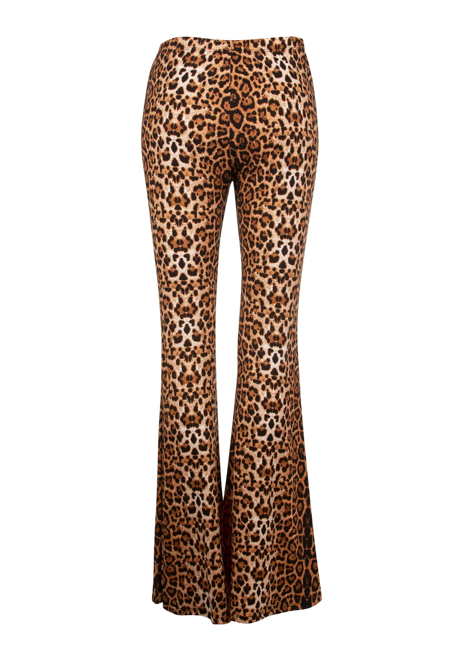 You Are Wild Leopard Print Flare Pants Bell Bottoms